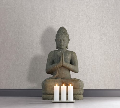 Világos szürke beton hatású modern vinyl tapéta