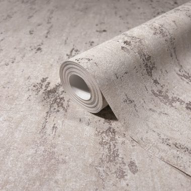   Enyhén mályvás színű beton hatású modern foltos vinyl tapéta
