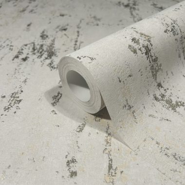   Bézs alapon pezsgő színű beton hatású modern foltos vinyl tapéta