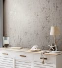 Bézs alapon pezsgő színű beton hatású modern foltos vinyl tapéta