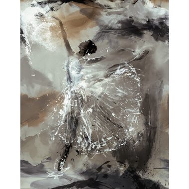 Festmény hatású balerina mintás vinyl poszter tapéta