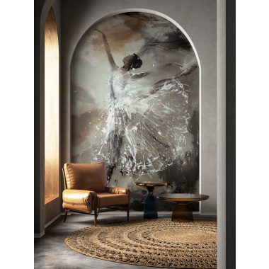 Festmény hatású balerina mintás vinyl poszter tapéta