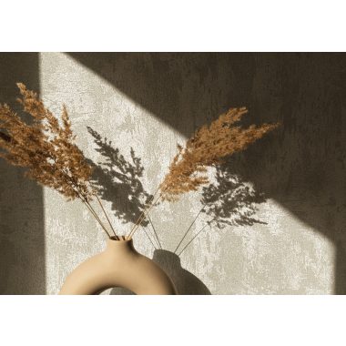   Meleg szürke színű fémes, enyhén antikolt modern vinyl tapéta