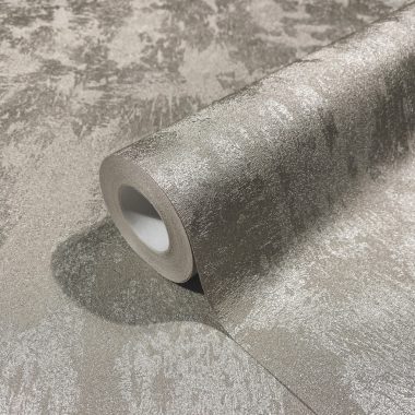   Lilás szürke színű fémes, enyhén antikolt modern vinyl tapéta