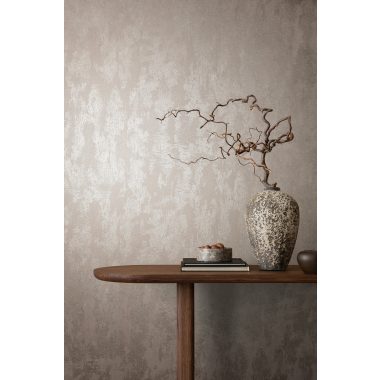   Lilás szürke színű fémes, enyhén antikolt modern vinyl tapéta