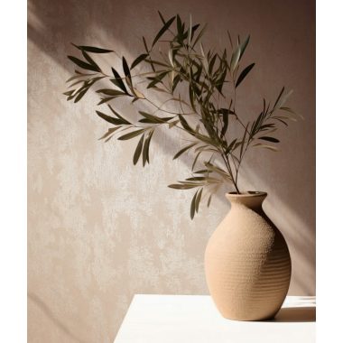 Barack színű fémes, enyhén antikolt modern vinyl tapéta