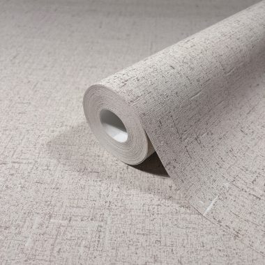   Enyhén mályvás-pezsgő alapon fémes - rozegold becsillanásos lenvászon hatású szövet struktúrájú vinyl tapéta