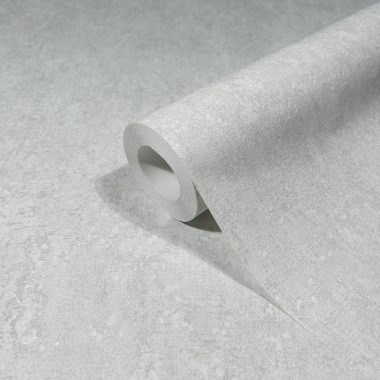 Szürkés fehér beton hatású modern vinyl tapéta