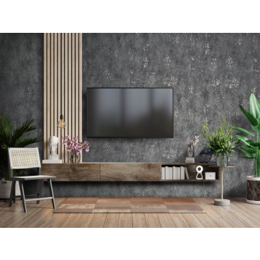   Fekete pici ezüst és szürke foltos antikolt fémes betonos hatású vinyl tapéta