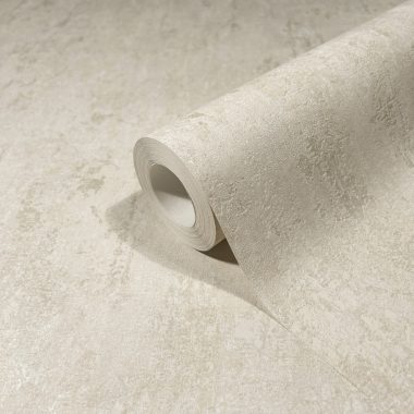 Krém színű beton hatású modern foltos vinyl tapéta