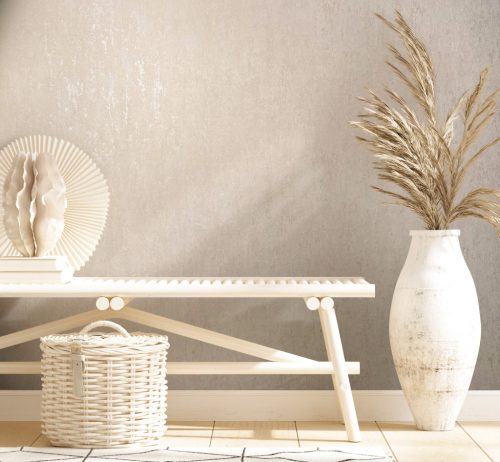 Krém színű beton hatású modern foltos vinyl tapéta