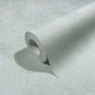 Halványkék, szinte fehér foltos antikolt enyhén ezüstös fémes betonos hatású vinyl tapéta
