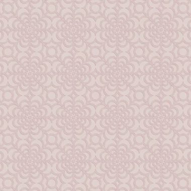   Vintage virágos csempe mintás tapéta pasztel puncs színben