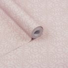 Vintage virágos csempe mintás tapéta pasztel puncs színben