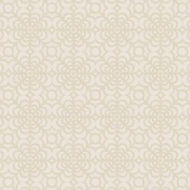   Vintage virágos csempe mintás tapéta fehér-bézs színben