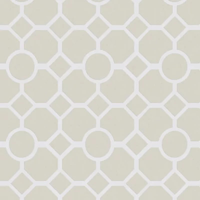 Klasszikus artdeco stílusú tapéta bézs színben