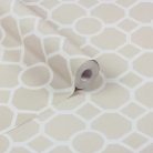 Klasszikus artdeco stílusú tapéta bézs színben