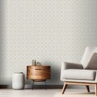 Klasszikus artdeco stílusú tapéta bézs színben