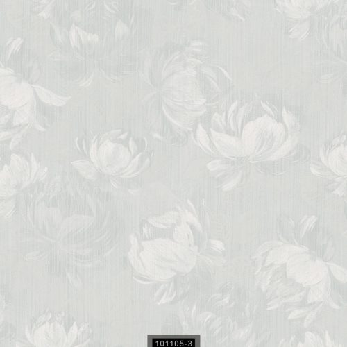 Szürke Virág Vlies Tapéta 