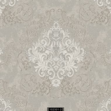Szürke Barokk Vlies Tapéta 