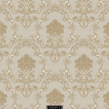 Bézs Barokk Vlies Tapéta 