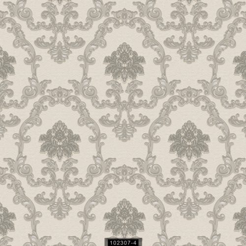 Szürke Barokk Vlies Tapéta 