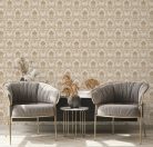 Szürke Barokk Vlies Tapéta 