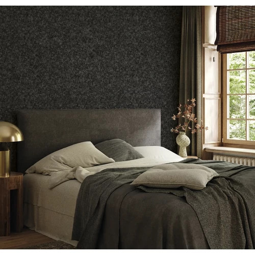 Fémes felszínű, világos szürke alapon ezüst metál antikolással díszített tapéta