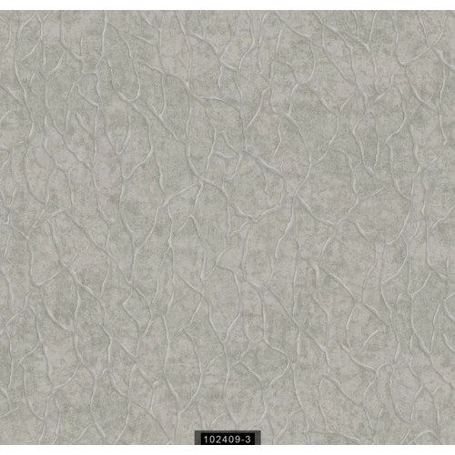 Fémes hatású csillogós tvilágos szürke beton alapon ezüst modern absztrakt mintás vinyl tapéta