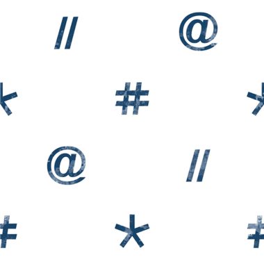   Fehér alapon kék hashtag csillag kettőskereszt mintás gyerek tini vlies dekor tapéta