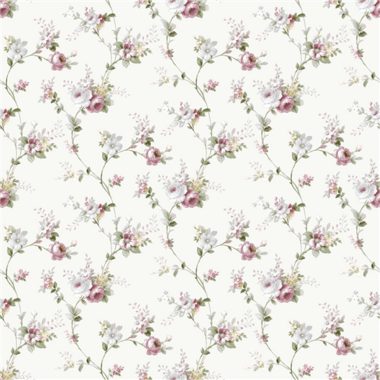 Fehér Virág Vlies Tapéta 