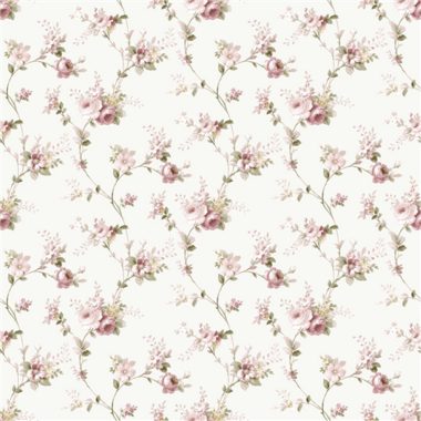 Fehér Virág Vlies Tapéta 