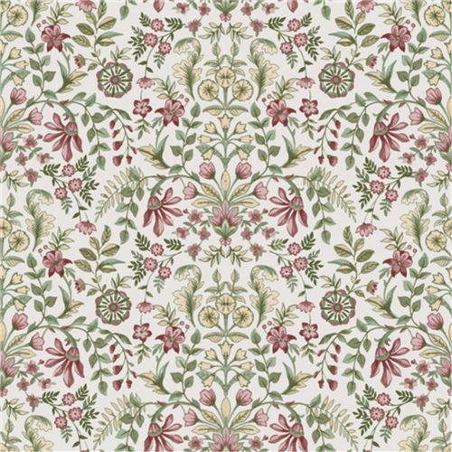 Szürke Virág Vlies Tapéta 