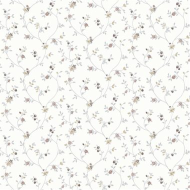 Fehér Virág Vlies Tapéta 