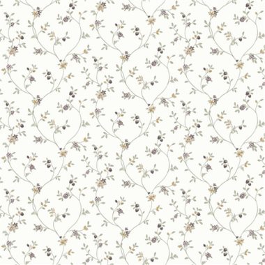 Fehér Virág Vlies Tapéta 