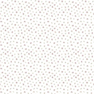 Fehér Virág Vlies Tapéta 