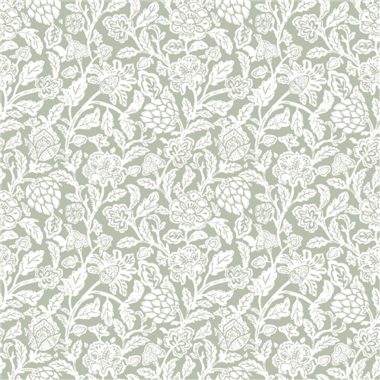 Zöld Virág Vlies Tapéta 