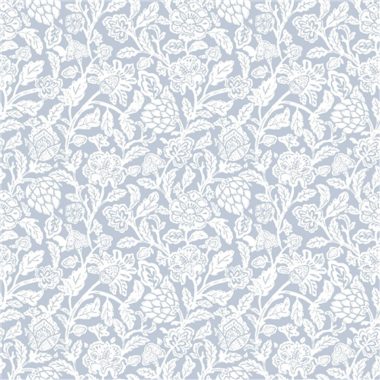 Kék Virág Vlies Tapéta 