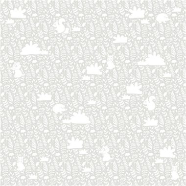 Szürke Gyerek Vlies Tapéta 