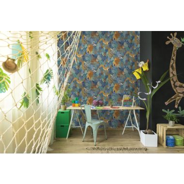 Kék Gyerek Papír Tapéta 