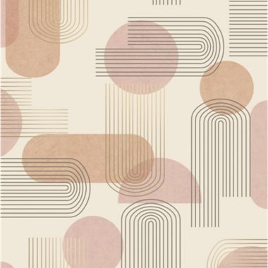 Narancssárga Geometrikus Papír Tapéta 