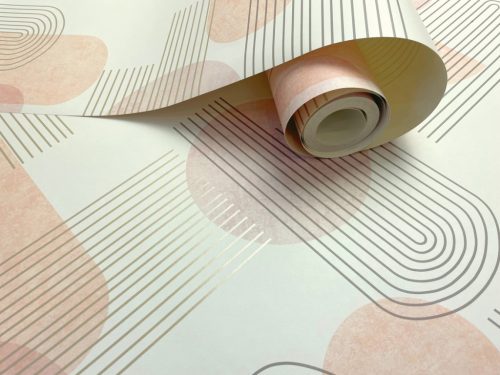 Kék Egyszínű Vlies Tapéta 