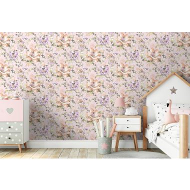 Rózsaszín Gyerek Papír Tapéta 