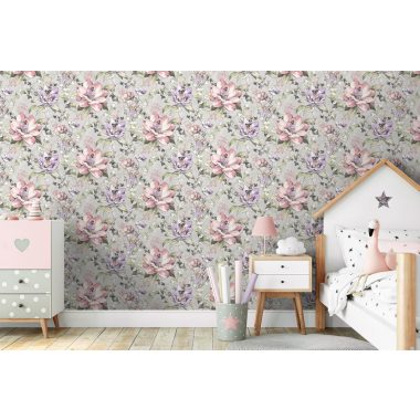 Szürke Gyerek Papír Tapéta 