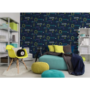 Kék Gyerek Papír Tapéta 