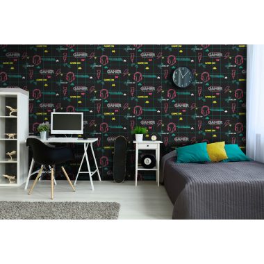 Fekete Gyerek Papír Tapéta 