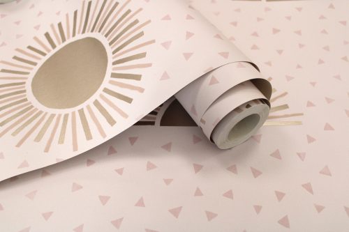 Bézs Gyerek Papír Tapéta 