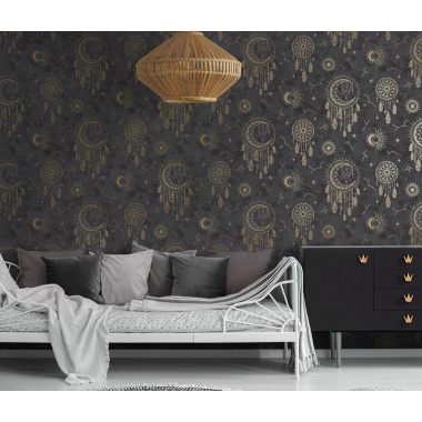 Fekete Gyerek Papír Tapéta 