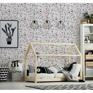 Fehér Gyerek Papír Tapéta 