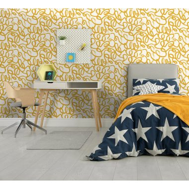 Bézs Gyerek Papír Tapéta 